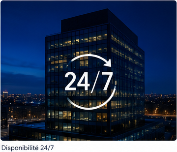 Disponibilité téléphonique 24/7 pour assurer la continuité de service client